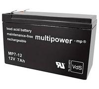 multipower MP7-12 142239 Batterie au plomb 12 V 7 Ah plomb (AGM) (l x H x P) 65 x 102 x 151 mm cosses plates 4,8 mm sans