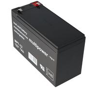 MultiPower MP7-12 Batterie au plomb avec Faston 4,8 mm 12V, 7000mAh