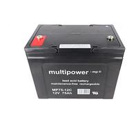 Multipower MP75-12C Batterie d'accumulateurs au plomb 12 V 75 Ah