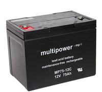 Multipower MP75-12C Batterie plomb PB 12Volt 75Ah