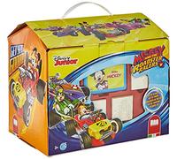 Multiprint Cottage 7 Timbres Enfants Disney Mickey, 100% Made in Italy, Tampons Enfants Personnalisés, en Bois et Caoutchouc Naturel, Encre Lavable Non Toxique, Idée Cadeau, Art.09945