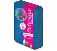 Multiprint Pochette Trousse PJ Mask, Made in Italy, 3 Timbres et Crayons, Livre de Coloriage, Tampons Enfants, en Bois et Caoutchouc Naturel, Encre Lavable Non Toxique, Idée Cadeau, Art.85954