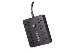 Multiprise 14-en-1, 8 Ports CA, 4 Ports USB Et 2 Ports Type-C(10FT_US STANDARD_110-240V)