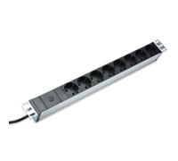 Digitus DN-95410 19 pouces Multiprise 1 UH prise à contact de protection noir