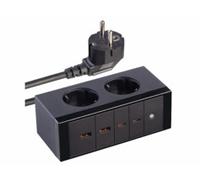 Multiprise 2 prises et chargeur rapide USB GaN3 Power Delivery jusqu'à 70 W Revolt