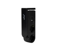 - Multiprise 2 prises Schuko 16A + 2 USB A+C - Gekko - Noir