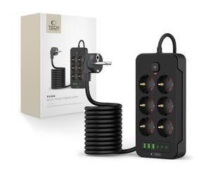 Multiprise 2m 6x Secteur 240V + 3xUSB-A + 3xUSB-C Tech-Protect PC6X6