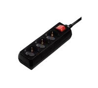Hama - Coupe-circuit - CA 230 V - 3500 Watt - connecteurs de sortie : 3 - 3 m cordon - noir