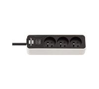 Multiprise 3 Prises Ecolor Brennenstuhl 1,5 m Noir