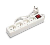 VELAMP - Multiprise de 4 prises 2 pôles + terre et interrupteur