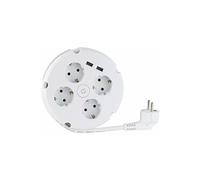 : Multiprise 4 prises avec 2 ports USB 2,1 A