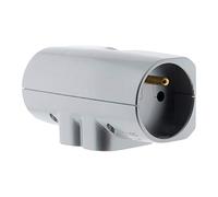 Multiprise 4 Prises latérale 2x16A + 2x6A - Chrome - Zenitech