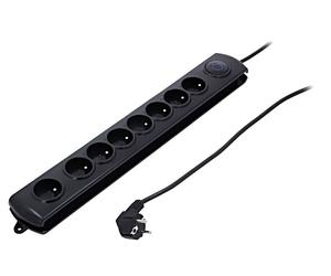 Multiprise 50114-QOL1 50114 : prises de sécurité : 8 250VAC 10A noir QOLT