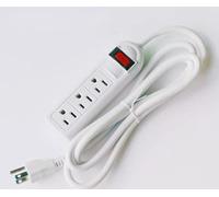 Multiprise 6 prises US prise américaine adaptateur électrique prise homologuée UL Protection contre les surcharges 1.8 m rallonge adaptateur de voyage ( Color : 3 Sockets , Size : US Plug Sockets )