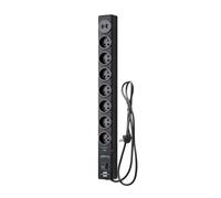 Multiprise 7 Voies Type E, 2 USB, Protection Parafoudre et Surtension