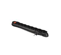 Multiprise À 8 Prises Avec Interrupteur & Protection Contre Les Surcharges - Noir - Terre Française