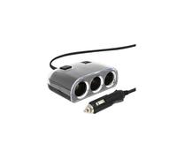 Chargeur pour téléphone mobile AVIZAR Multiprise allume-cigare répartiteur 3x prises allume-cigare + 2x prises usb