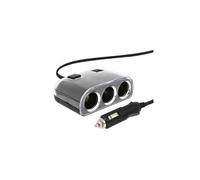 Multiprise allume-cigare répartiteur 3x prises allume-cigare + 2x prises usb
