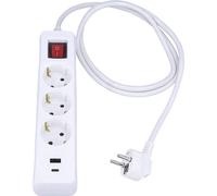 Multiprise AS Schwabe 11375 blanc contact de protection 1 pc(s)