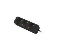 Multiprise avec 3 prises Schuko de Lanberg, couleur noire, 1,5 m