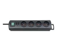 Multiprise avec interrupteur 4 prises Brennenstuhl Primera-Line 1153304124 noir