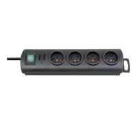 Multiprise avec interrupteur 4 prises Brennenstuhl Primera-Line 1153304124 noir
