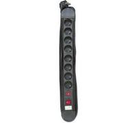 Chacon Multiprise 8x16A avec interrupteur - 1,5 m - Noir