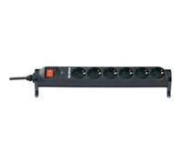 Multiprise avec parafoudre Renkforce 615F-CMB-S x6 noir contact de protection Noir G