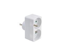 Multiprise Biplite murale Debflex 2 pôles avec terre - 714770
