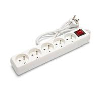 Multiprise - Bloc multiprise 5x16A avec interrupteur, 1m, CE &amp NF