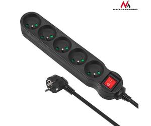 Multiprise - Bock - 5 prises - Interrupteur - 5m - Noir