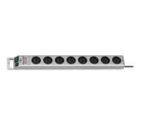 brennenstuhl multiprise Super-Solid, 8 Ports, Argent,