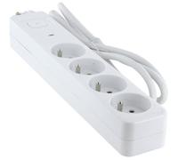Multiprise - CHACON - 4 x 16 A - Cordon 1,5 m - Protection surtension