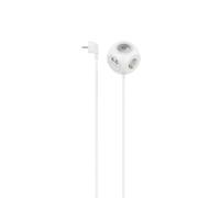 Multiprise cube, 3 prises, USB-C/A , 17 W, av. interrupt., 1,4m, blche
