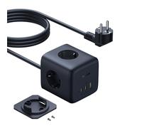 Multiprise Cube 67W USB-A USB-C Prise UE Câble 1.5m