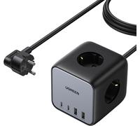 Ugreen DigiNest Pro 1 sortie(s) CA Type C 1,8 m 4 3680 W Noir