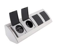 Multiprise d'angle avec clapets de protection 3 prises + 2 USB - Otio