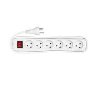 Multiprise danoise MicroConnect à 6 prises, 3 m