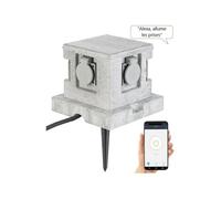 Multiprise de jardin connectée - ROYAL GARDINEER - SF-640.avs - 4 prises - commandes vocales - 3 m de câble