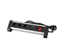 Multiprise De Table - 3 Prises - 2 Ports Usb - 2.4 A - Terre Allemande