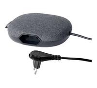 Brennenstuhl Multiprise USB 1150020010 avec surface textile, fiche plate noir/anthracite