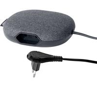 Brennenstuhl Multiprise USB 1150020010 avec surface textile, fiche plate noir/anthracite