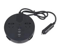 Multiprise de voyage compacte et légère, rallonge rétractable portable 3 ports secteur et 3 ports USB, station de charge rapide 35 W pour la