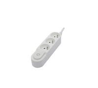 - Multiprise Design 3x16A + interrupteur et fiche plate