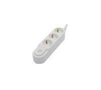 Multiprise Design Schuko 3x16A - 0,5 m - Blanc - Chacon