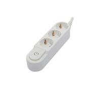 Multiprise Design Schuko 3x16A - 0,5 m - blanc - Chacon