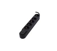 Bloc Design 5x16A avec interrupteur -1,5 m - Noir (SCH)