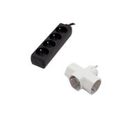 Chacon - Multiprise domino 3x16A + bloc multiprise 3/4x16A - longueur 1.5m