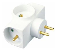 Multiprise électrique triplite 2P+T sortie latérale EBENOID