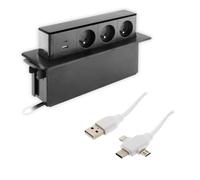 Multiprise encastrable 16A + câble USB Universel Quick Charge Offert - Zenitech